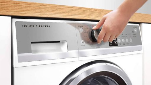 Fisher & Paykel Series 5 4 Cu. Ft. White Condensing Electric Dryer - Image 4