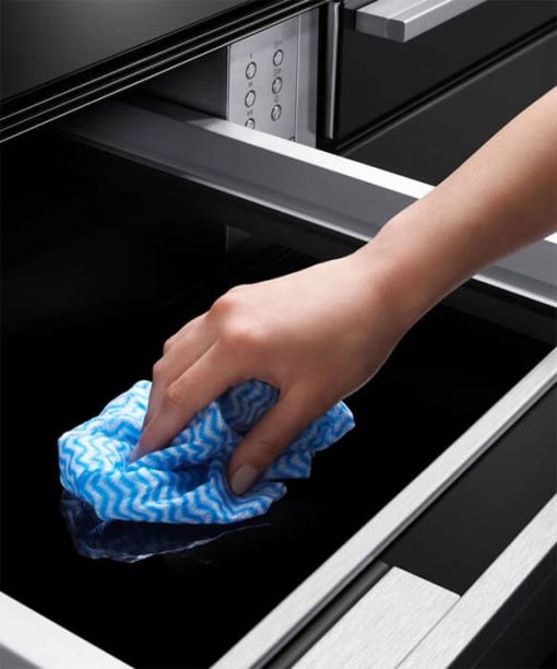 Fisher & Paykel Series 9 24" Black Warming Drawer - Image 4