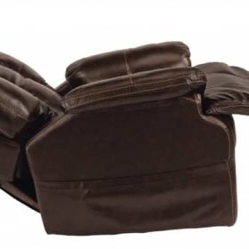 Flexsteel Clive Leather Power Recliner With Power Headrest & Lumbar - Image 3