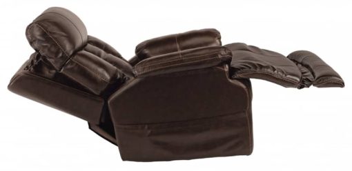 Flexsteel Clive Leather Power Recliner With Power Headrest & Lumbar - Image 3