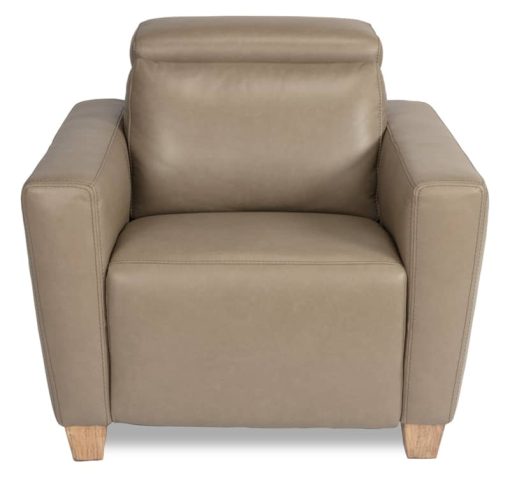 Flexsteel Astra Leather Power Recliner With Power Headrest - Image 2