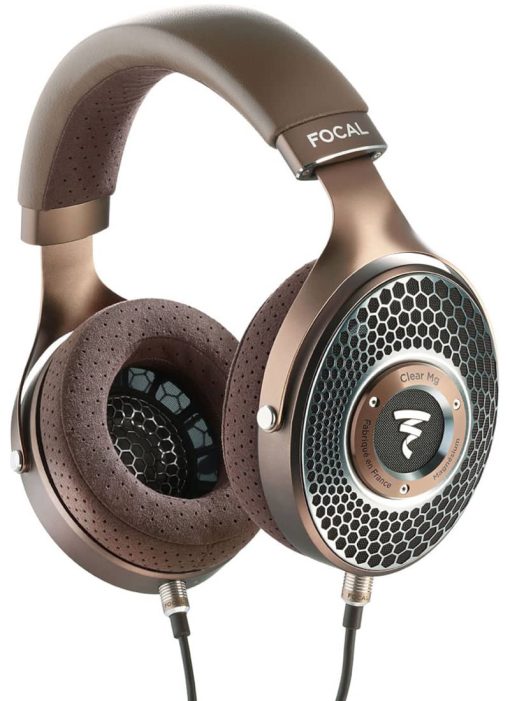 Focal Chestnut And Mixed-Metal Clear MG High-Fidelity Over-Ear Headphones