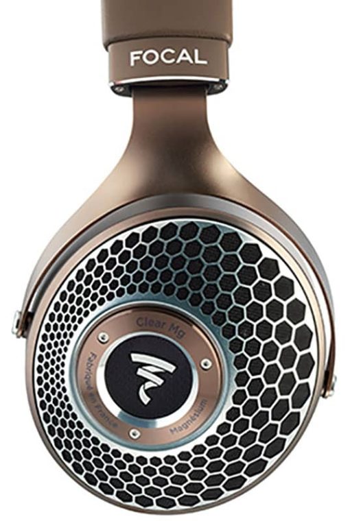 Focal Chestnut And Mixed-Metal Clear MG High-Fidelity Over-Ear Headphones - Image 4