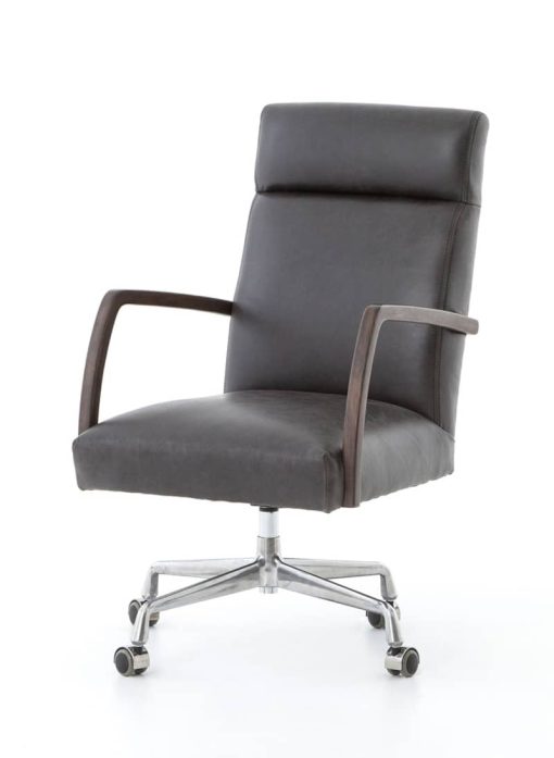 Four Hands Abbott Collection Bryson Chaps Ebony Chair