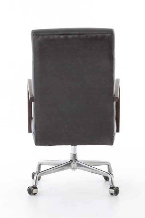 Four Hands Abbott Collection Bryson Chaps Ebony Chair - Image 4