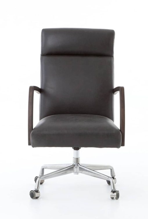 Four Hands Abbott Collection Bryson Chaps Ebony Chair - Image 2