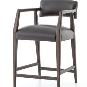 Four Hands Abbott Collection Chap Ebony Tyler Counter Stool
