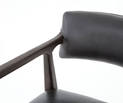 Four Hands Abbott Collection Chap Ebony Tyler Counter Stool - Image 6