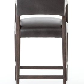 Four Hands Abbott Collection Chap Ebony Tyler Counter Stool - Image 4