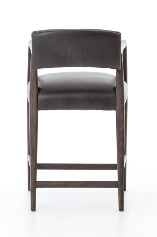 Four Hands Abbott Collection Chap Ebony Tyler Counter Stool - Image 4