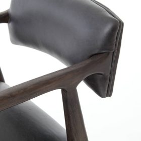 Four Hands Abbott Collection Chap Ebony Tyler Counter Stool - Image 5