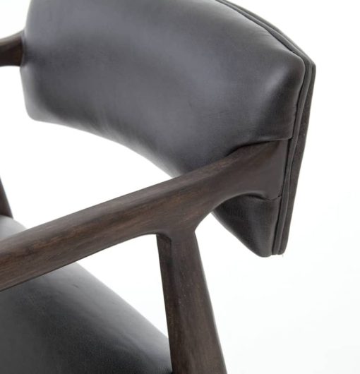 Four Hands Abbott Collection Chap Ebony Tyler Counter Stool - Image 5