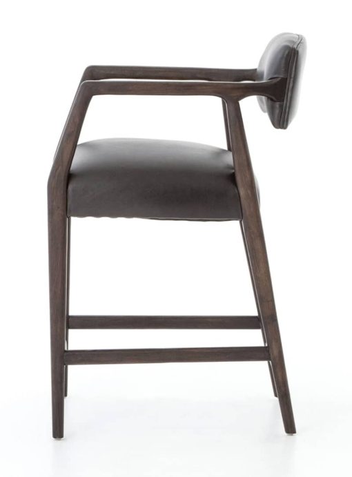 Four Hands Abbott Collection Chap Ebony Tyler Counter Stool - Image 3
