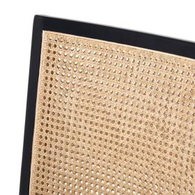 Four Hands Belfast Collection Brushed Ebony Antonia Cane Dining Chair - Image 7