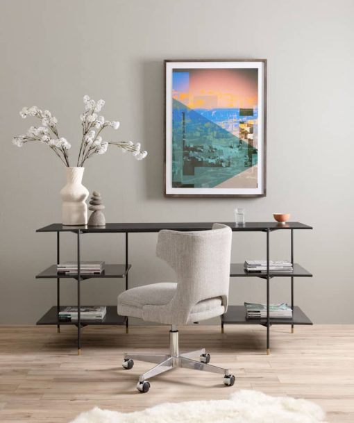 Four Hands Ashford Collection Manor Grey Task Desk Chair - Image 9