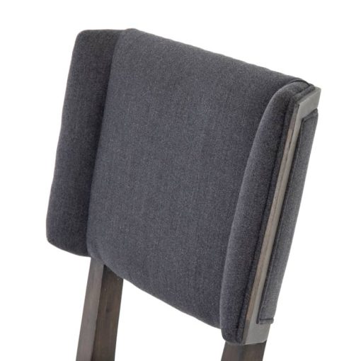 Four Hands Wells Collection Misty Black Jax Dining Chair - Image 8