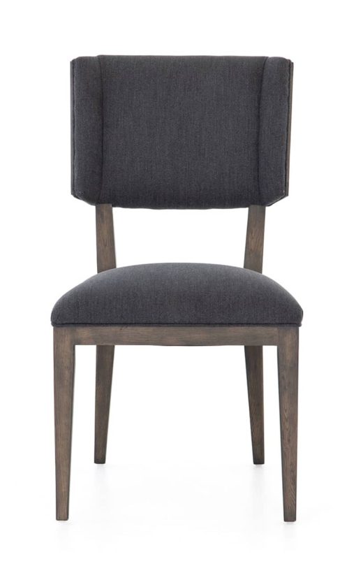 Four Hands Wells Collection Misty Black Jax Dining Chair - Image 3