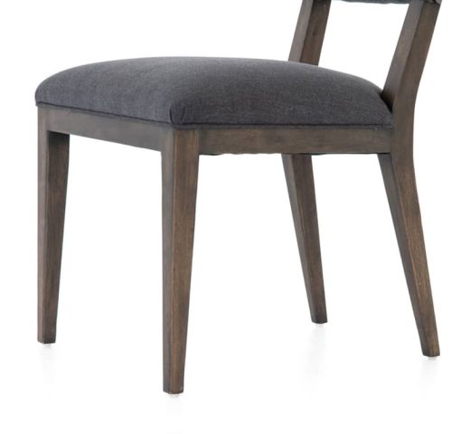 Four Hands Wells Collection Misty Black Jax Dining Chair - Image 4