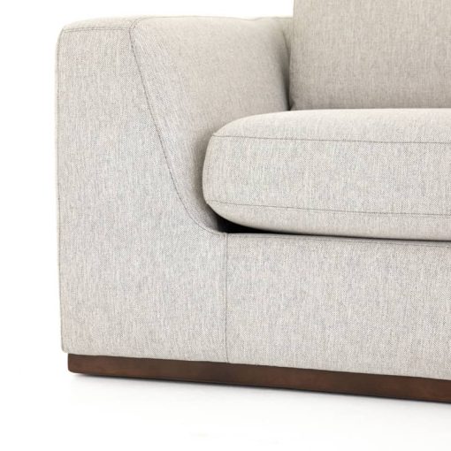 Four Hands Centrale Collection Colt Aldred Silver Sofa - Image 8