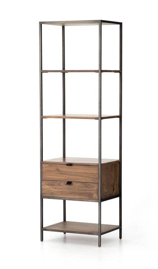 Four Hands Fulton Collection Trey Auburn Poplar Bookshelf