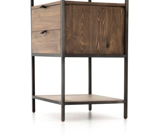 Four Hands Fulton Collection Trey Auburn Poplar Bookshelf - Image 7