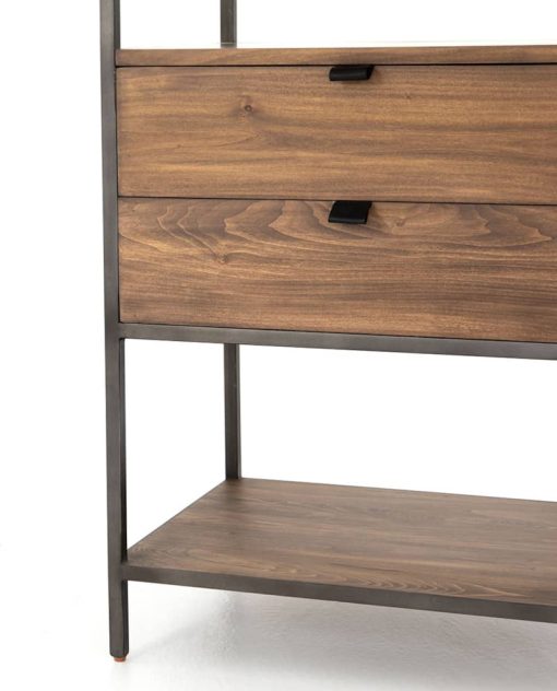 Four Hands Fulton Collection Trey Auburn Poplar Bookshelf - Image 8
