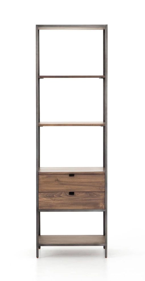 Four Hands Fulton Collection Trey Auburn Poplar Bookshelf - Image 2