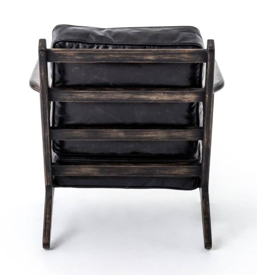 Four Hands Irondale Collection Rialto Ebony Brooks Lounge Chair - Image 4