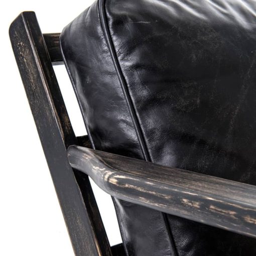 Four Hands Irondale Collection Rialto Ebony Brooks Lounge Chair - Image 6