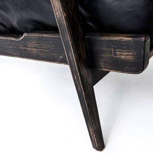 Four Hands Irondale Collection Rialto Ebony Brooks Lounge Chair - Image 7