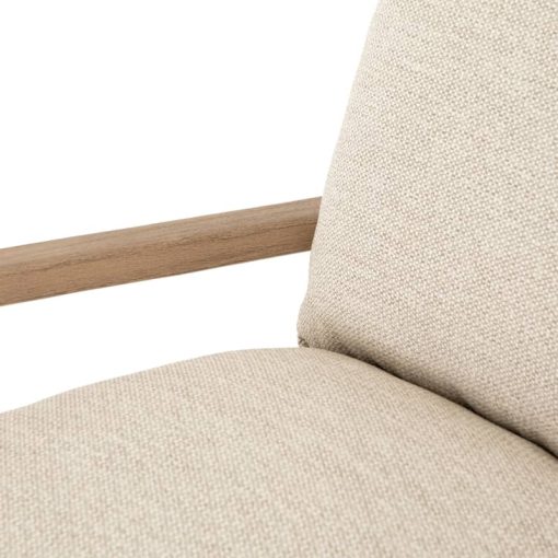 Four Hands Solano Collection Faye Sand & Washed Brown Lane Outdoor Chair - Image 9