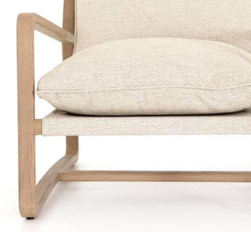 Four Hands Solano Collection Faye Sand & Washed Brown Lane Outdoor Chair - Image 6