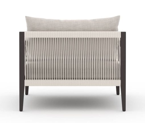 Four Hands Solano Collection Sherwood Stone Grey Chair - Image 4