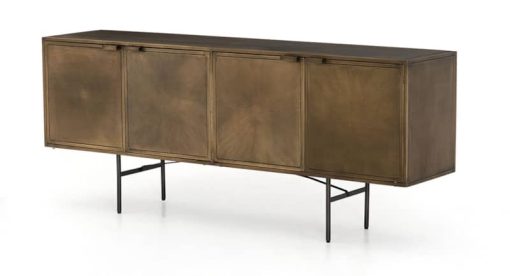 Four Hands Element Collection Sunburst Aged Brass Sideboard