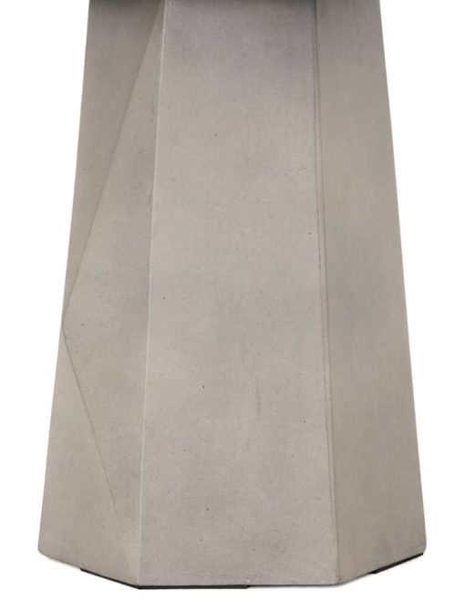 Four Hands Thayer Collection Grey Concrete Bowman Outdoor End Table - Image 3