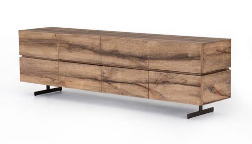 Four Hands Wesson Collection Este Rustic-Oak Veneer Media Console