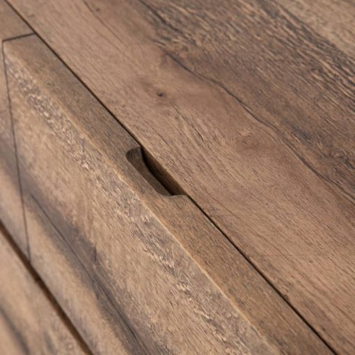 Four Hands Wesson Collection Este Rustic-Oak Veneer Media Console - Image 8