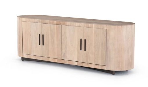 Four Hands Wesson Collection Ashen Walnut Hudson Media Console