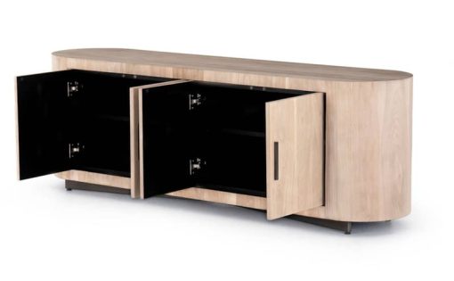 Four Hands Wesson Collection Ashen Walnut Hudson Media Console - Image 2