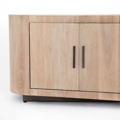 Four Hands Wesson Collection Ashen Walnut Hudson Media Console - Image 7