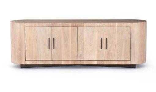 Four Hands Wesson Collection Ashen Walnut Hudson Media Console - Image 3