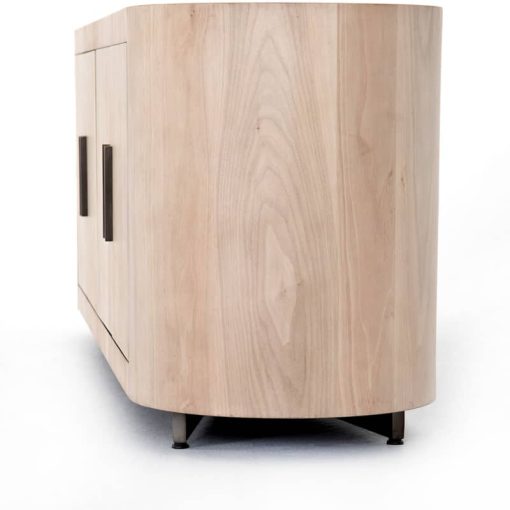 Four Hands Wesson Collection Ashen Walnut Hudson Media Console - Image 6