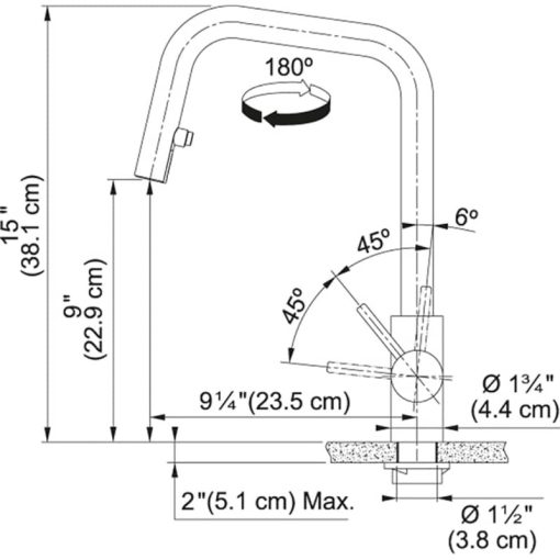 Franke Kubus Stainless Steel Pull-Down Kitchen Faucet - Image 2