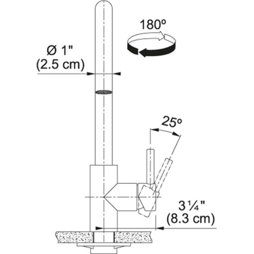 Franke Kubus Stainless Steel Pull-Down Kitchen Faucet - Image 3