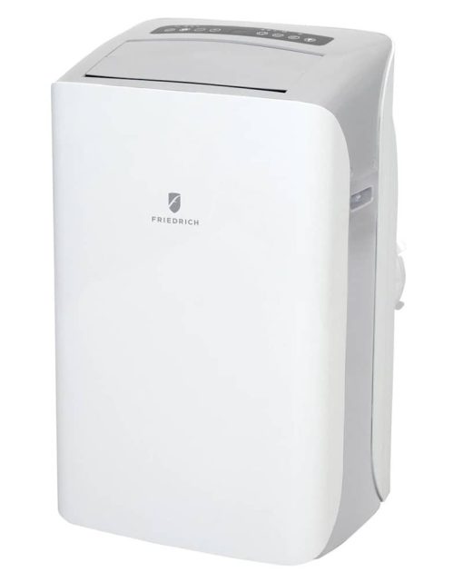 Friedrich ZoneAire 12,000 BTU ASHRAE (8,300 BTU SACC) 10.6 EER 115V White Dual Hose Portable Air Conditioner With Heat - Image 2