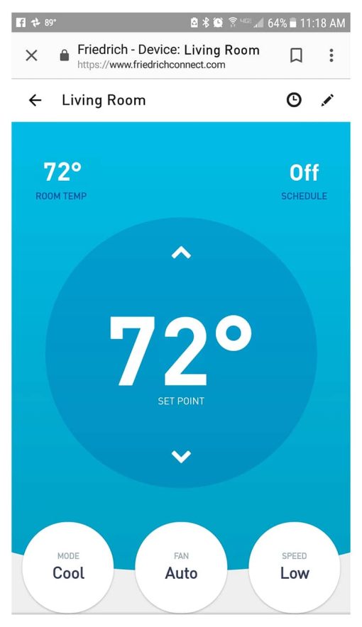 Friedrich Kuhl 10,000 BTU 12.1 EER 115V Smart Room Air Conditioner - Image 6