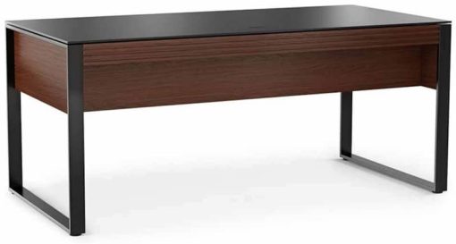 BDI Corridor Chocolate Stained Walnut Office Desk - Image 2