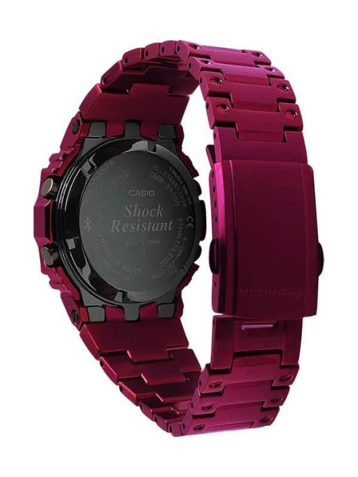 G-Shock Metallic Accent Red Dial Stainless Steel Watch, 49.6mm - Image 2