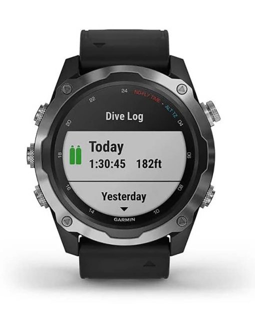 Garmin Descent Mk2 Stainless Steel With Black Band Smartwatch - Image 5