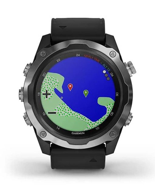 Garmin Descent Mk2 Stainless Steel With Black Band Smartwatch - Image 4